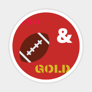Red & Gold Magnet